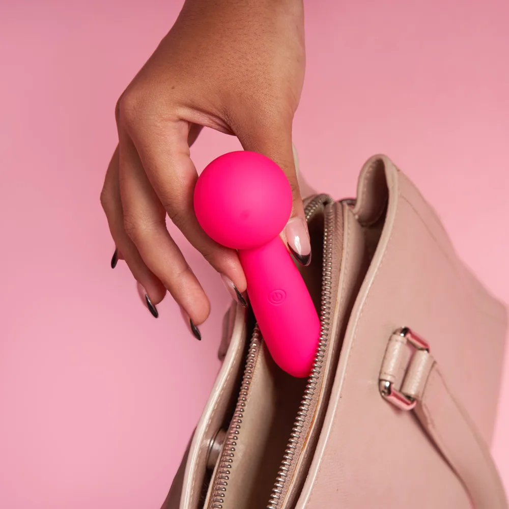 Lolly Mini Wand Vibrator — intensity options